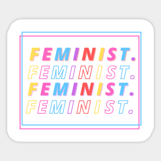 Feminist - Girl Power Design Sticker